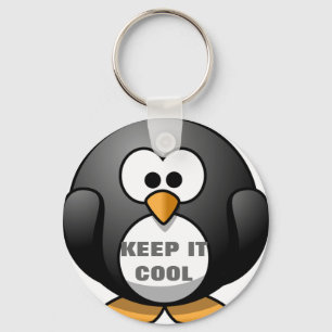 KEEP IT COOL PENGUIN - CUTE PENGUIN KEY RING