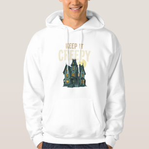 Keep It Creepy Haunted House Halloween Design_1 Hoodie