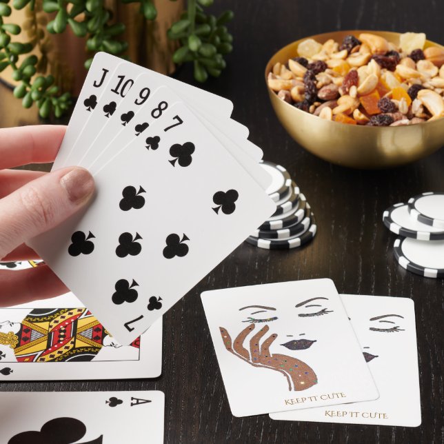 KEEP IT CUTE SERIES- BROWN PLAYING CARDS (In Situ)