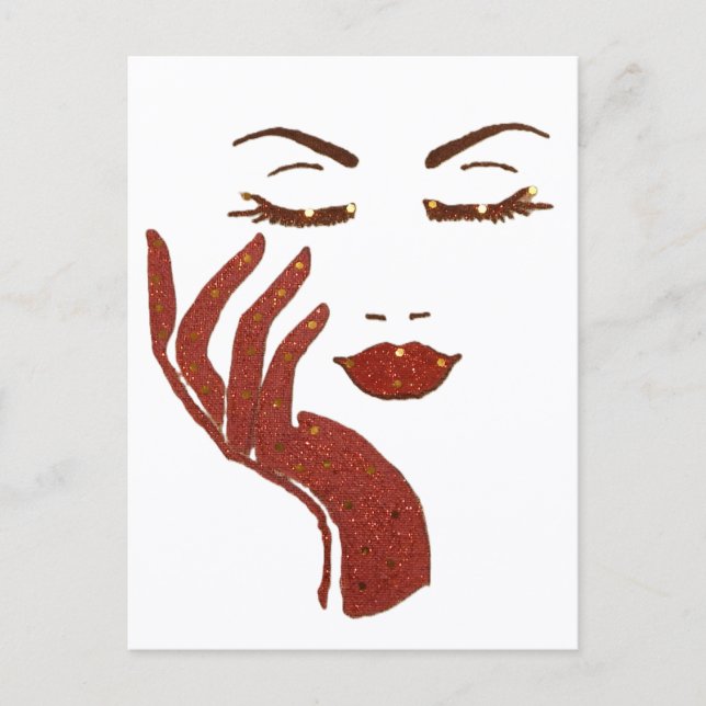 KEEP IT CUTE SERIES -RED POSTCARD (Front)