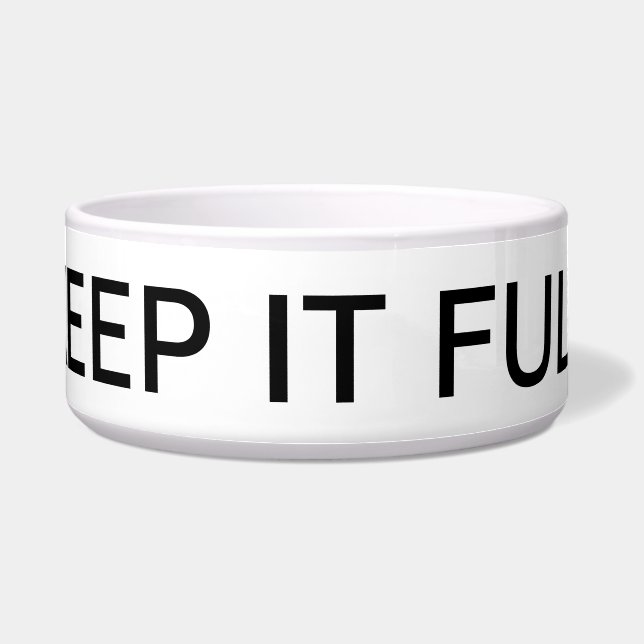 Keep it full (Front)