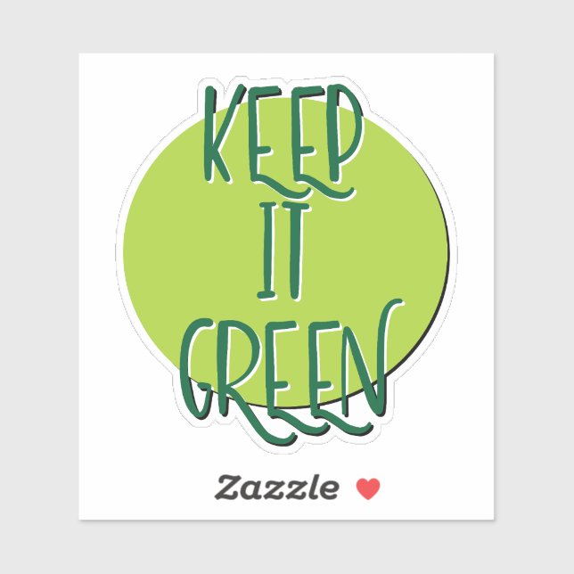 Keep It Green 12 Step Slogan (Sheet)