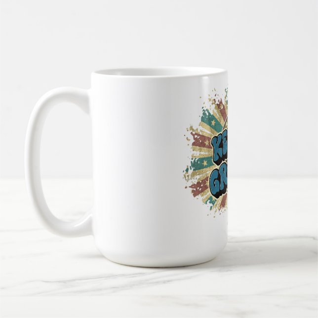 Keep it groovy coffee mug (Left)
