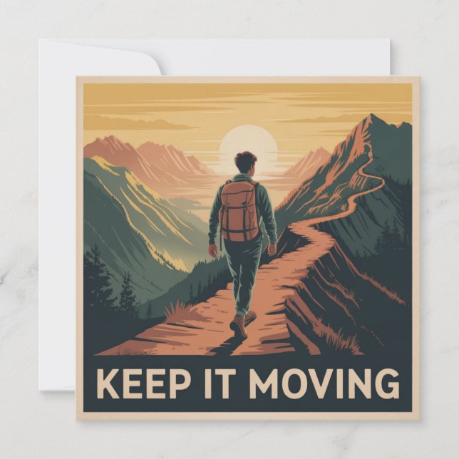 Keep It Moving Card (Front)