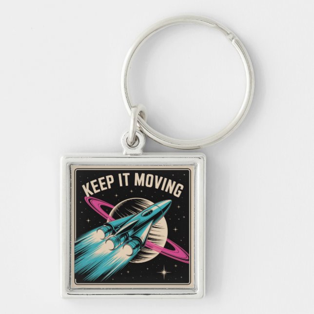 Keep It Moving Key Ring (Front)
