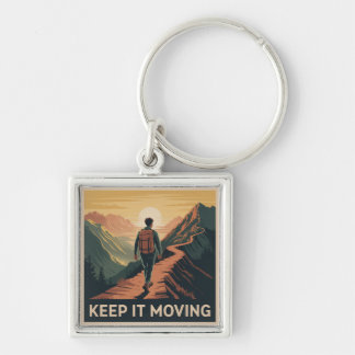 Keep It Moving Key Ring
