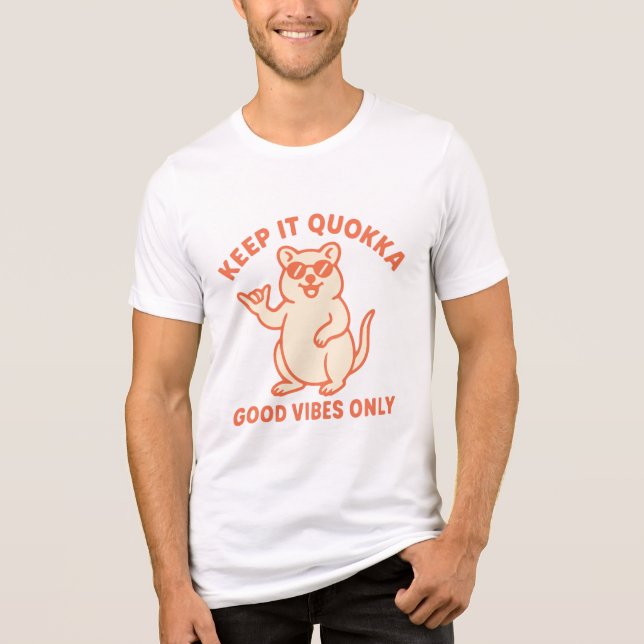 Keep It Quokka Tri-Blend Shirt (Front)