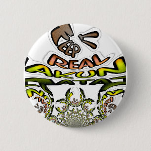 Keep It Real: Kaleidoscope Art Print/Graphic 6 Cm Round Badge