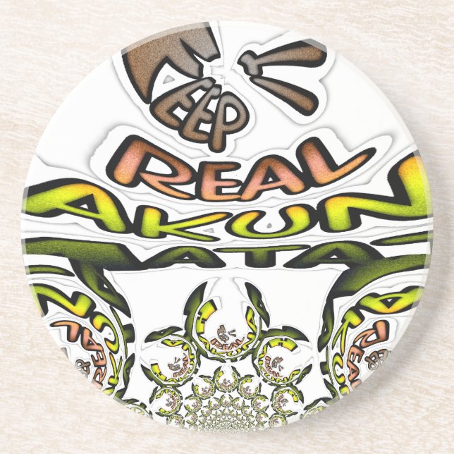 Keep It Real: Kaleidoscope Art Print/Graphic Coaster (Front)
