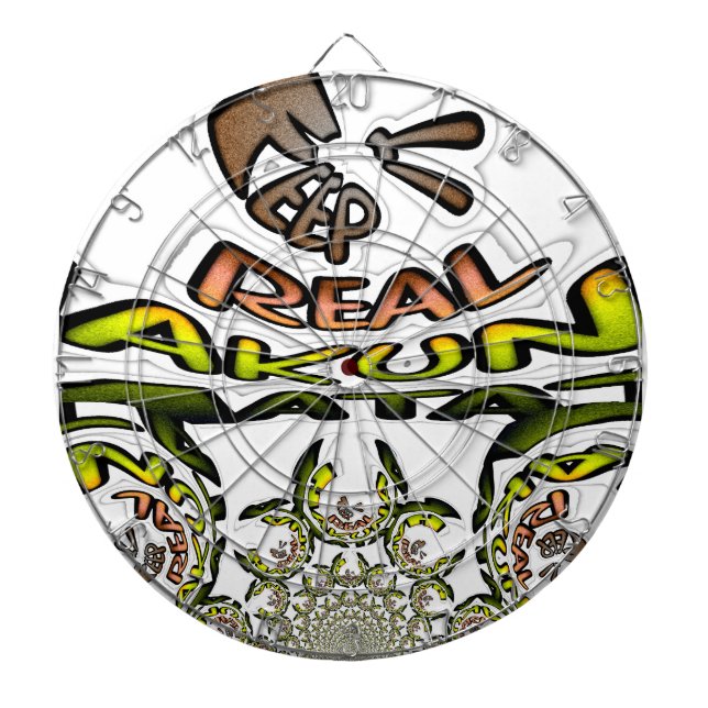 Keep It Real: Kaleidoscope Art Print/Graphic Dartboard (Front)