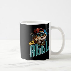 Keep It Reel Casual Funny Fishing Outdoorsmen  Coffee Mug
