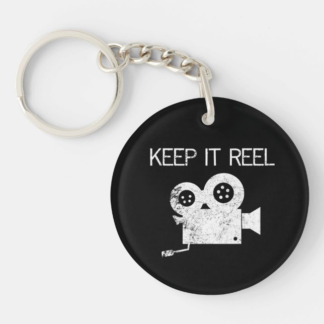 Keep It Reel - Film Maker Cast Key Ring (Front)