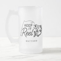 Keep It Reel Fisher Father's Day Custom Name Mug