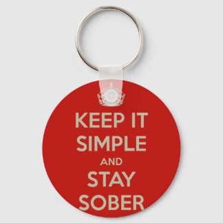 Keep It Simple and Stay Stober Key Ring