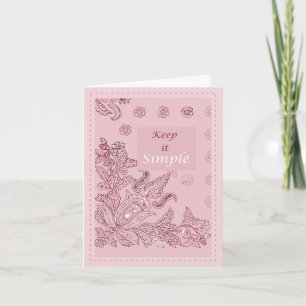 Keep it Simple Card