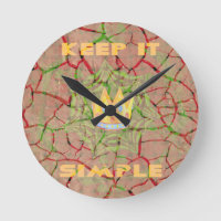 Keep It Simple: Cracked Earth Royal Clarity Art