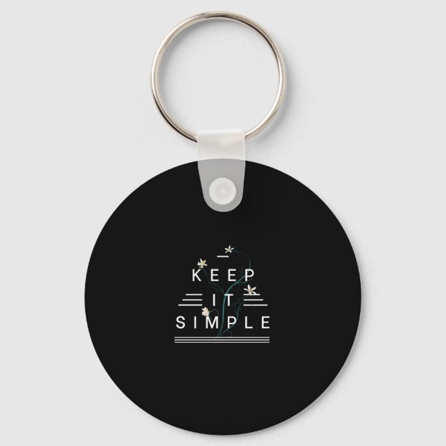 KEEP IT SIMPLE Design      Key Ring (Front)
