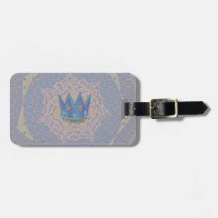 Keep It Simple: Pastel Royal Clarity Pattern Art Luggage Tag