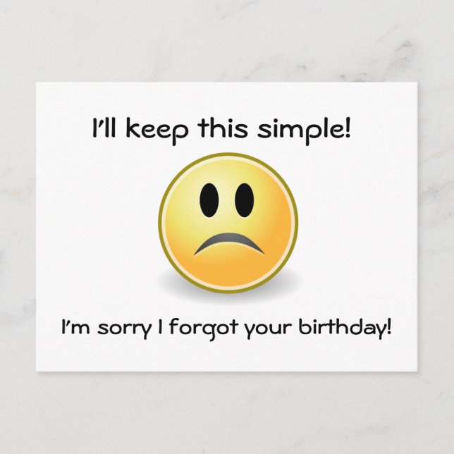 Keep it Simple Postcard (Front)