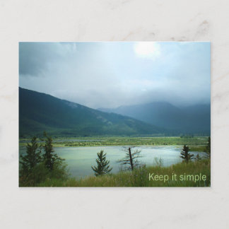 Keep It Simple Postcard