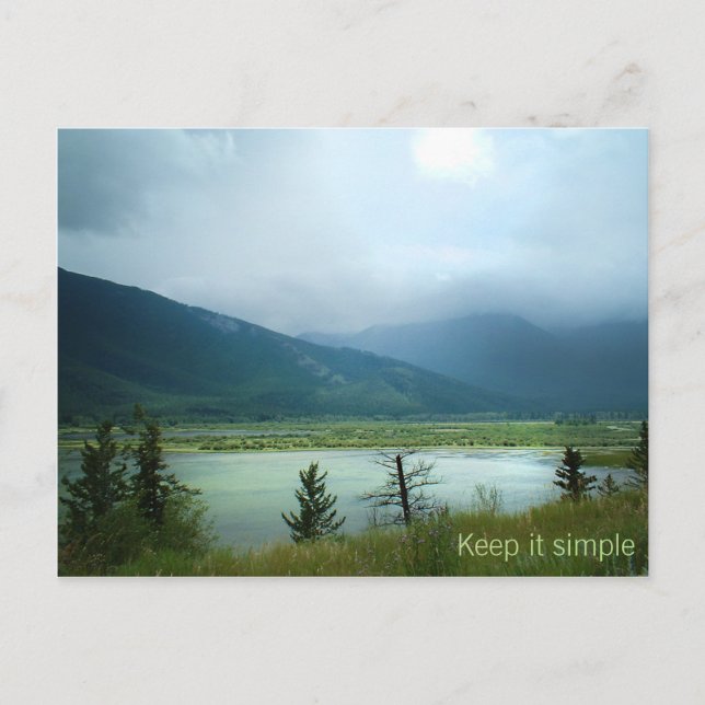 Keep It Simple Postcard (Front)