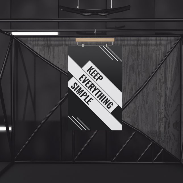 Keep It Simple Poster (Creator Uploaded)