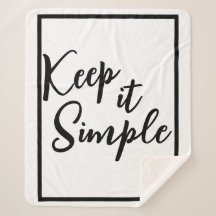 Keep it Simple 