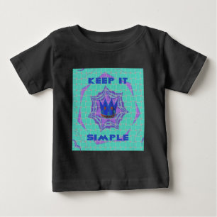 Keep It Simple: The Royal Clarity Pattern Art Baby T-Shirt