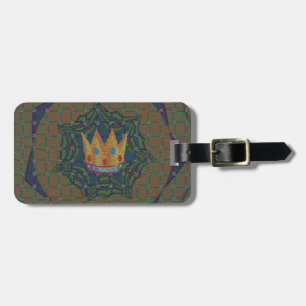 Keep It Simple: The Royal Clarity Pattern Design Luggage Tag