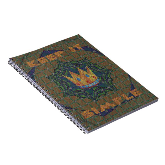 Keep It Simple: The Royal Clarity Pattern Design Notebook (Right Side)
