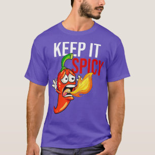 Keep It Spicy Chilli Hot Red Pepper Jalapeno T-Shirt