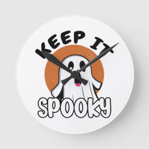 Keep it spooky round clock