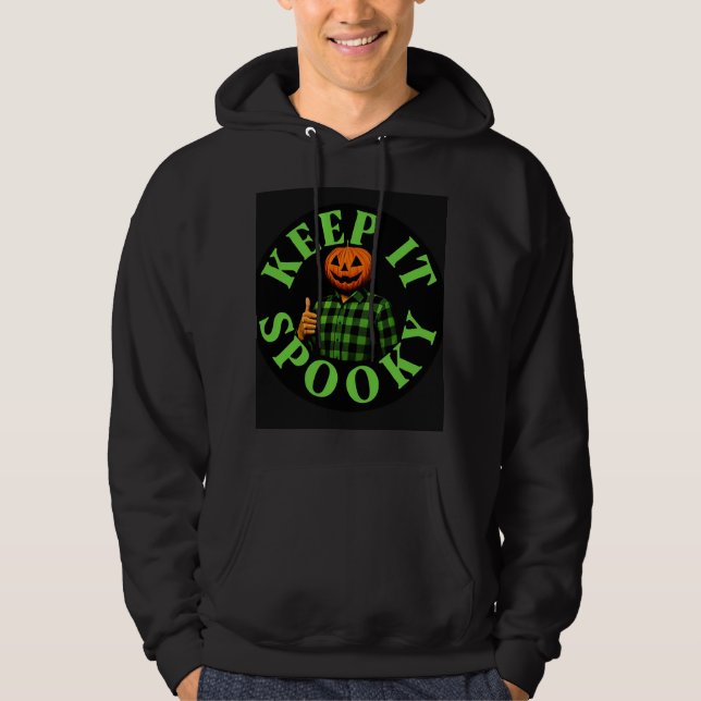 Keep It Spooky – Yellow Edition Hoodie (Front)