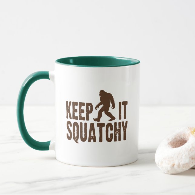 Keep It Squatchy Coffee Mug (With Donut)