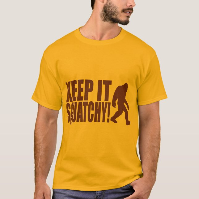 KEEP IT SQUATCHY! FINDING BIGFOOT - CLASSIC BOBO T-Shirt (Front)