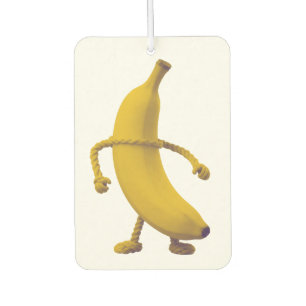 Keep It Tide – Funny Banana Typography Minimalist  Car Air Freshener