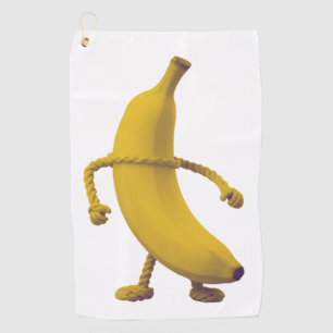 Keep It Tide – Funny Banana Typography Minimalist Golf Towel