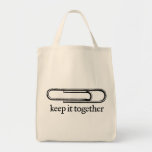 Keep It Together Bag<br><div class="desc">You've got this.  You have the tools.  Life seems like it falls apart.  That's natural.  Just relax,  take a deep breath,  and bind it all together again.  Keep it together and you'll be fine.</div>