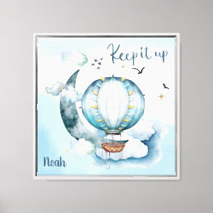 Keep it up Ship in the Ocean Customisable Canvas Print