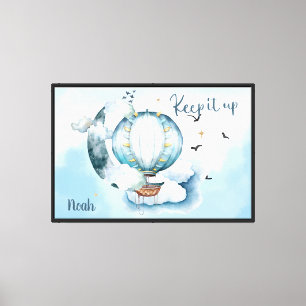 Keep it up Ship in the Ocean Customisable Canvas Print