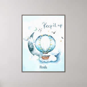 Keep it up Ship in the Ocean Customisable Canvas Print