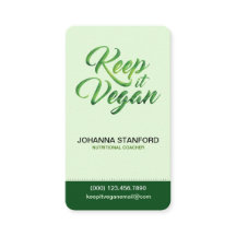 Keep it Vegan Happy Quote Business