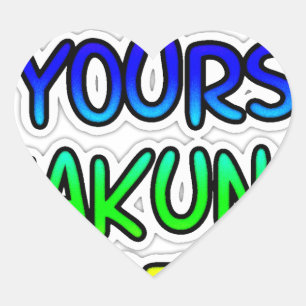 Keep It Yours Hakuna Matata Art Print Heart Sticker