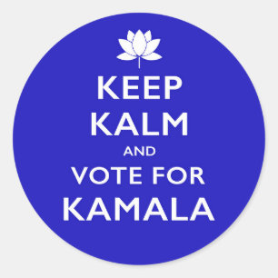 Keep Kalm sticker by SYV Lotus For POTUS