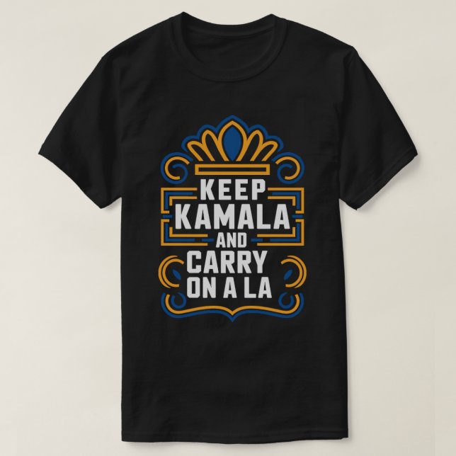 keep kamala and carry on a la by el mehdi T-Shirt (Design Front)