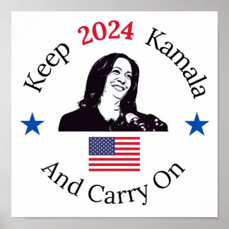Keep Kamala Poster