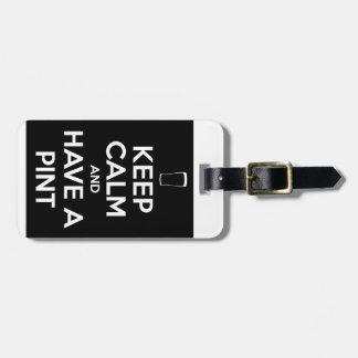 Keep Kind and Have a Pint Luggage Tag