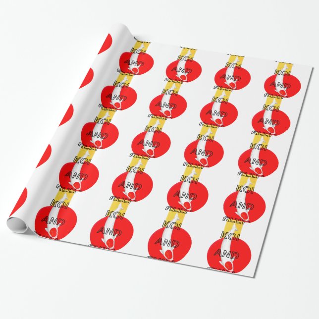 KEEP KOI AND CHILL WRAPPING PAPER (Unrolled)