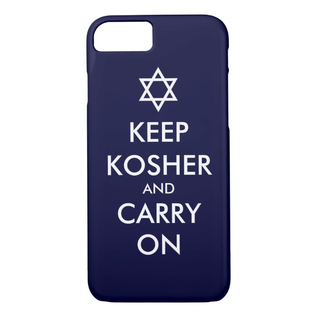 Keep Kosher and Carry On Case-Mate iPhone Case (Back)