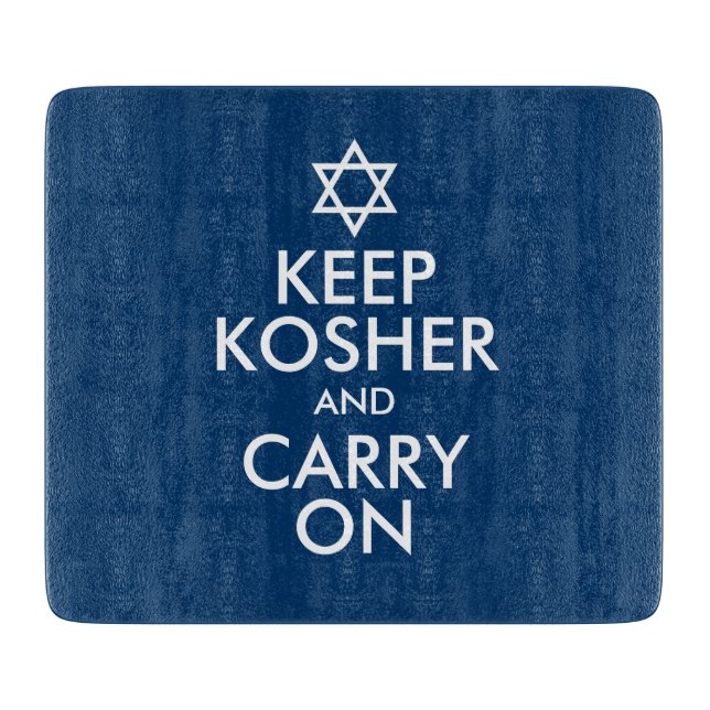Keep Kosher and Carry On Cutting Board (Front)